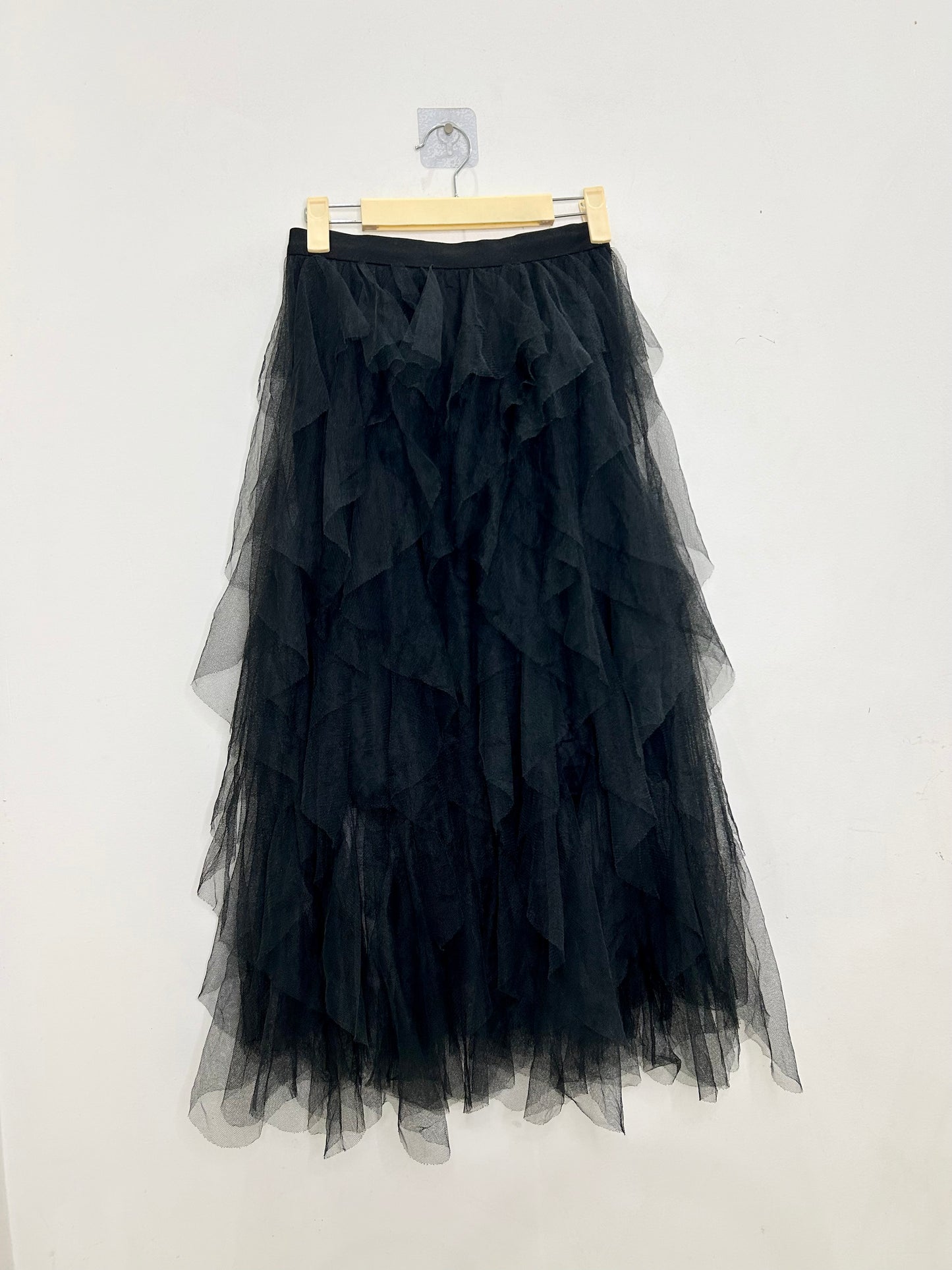 Ruffle Mesh Skirt