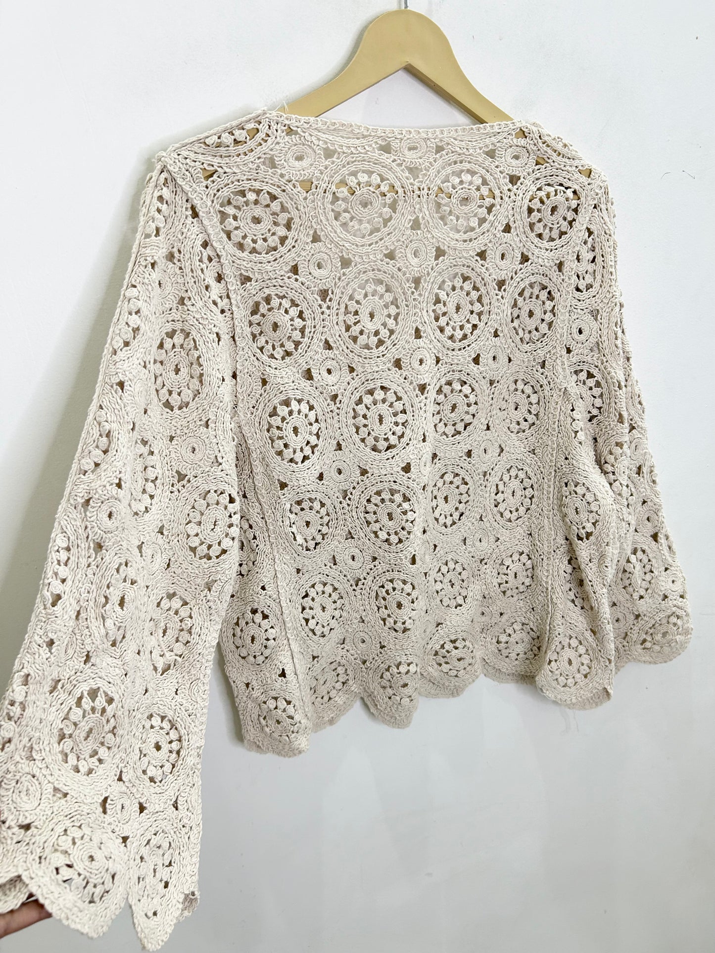 Crochet Beige Top