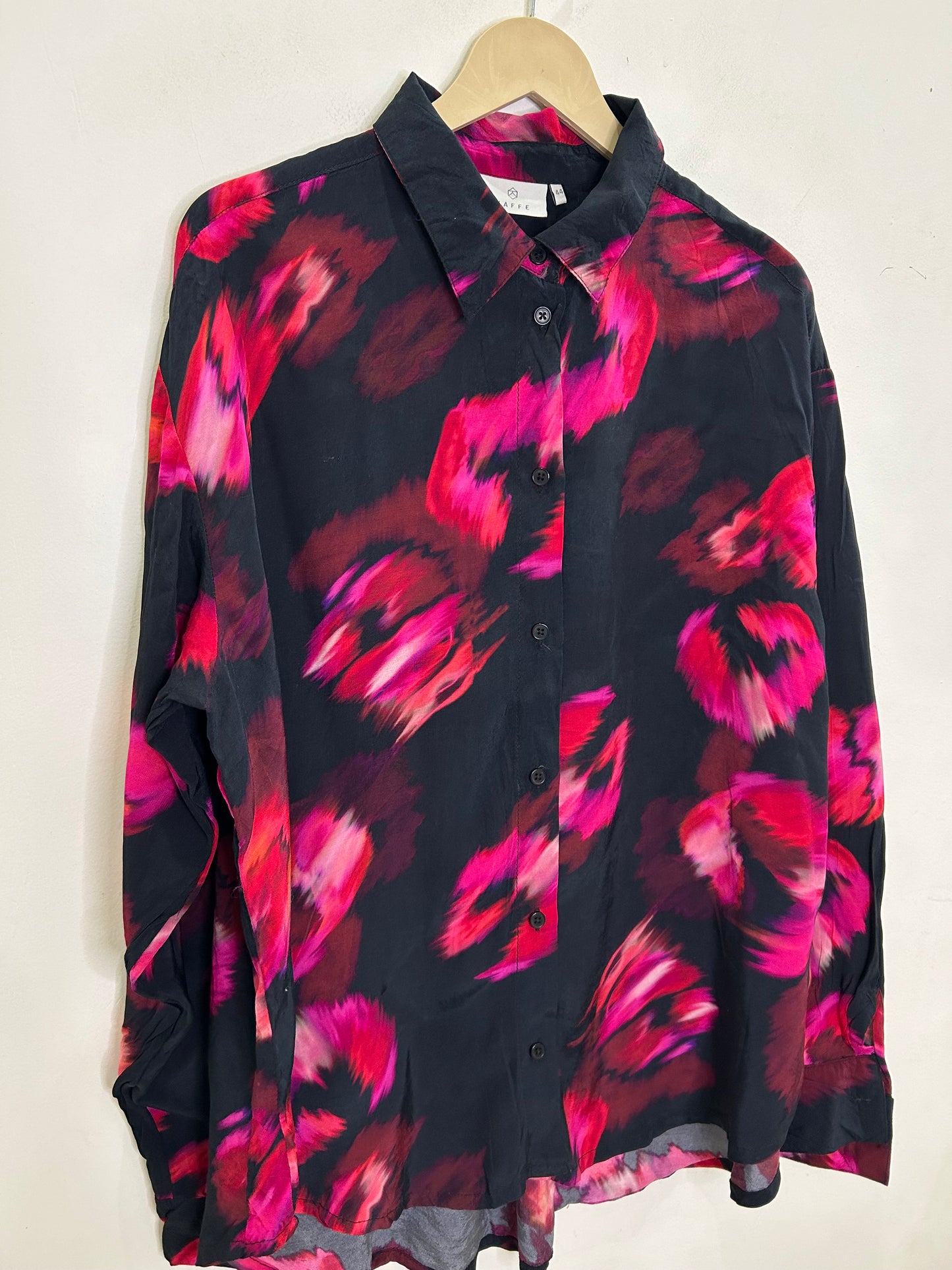 Pink Black Abstract Shirt