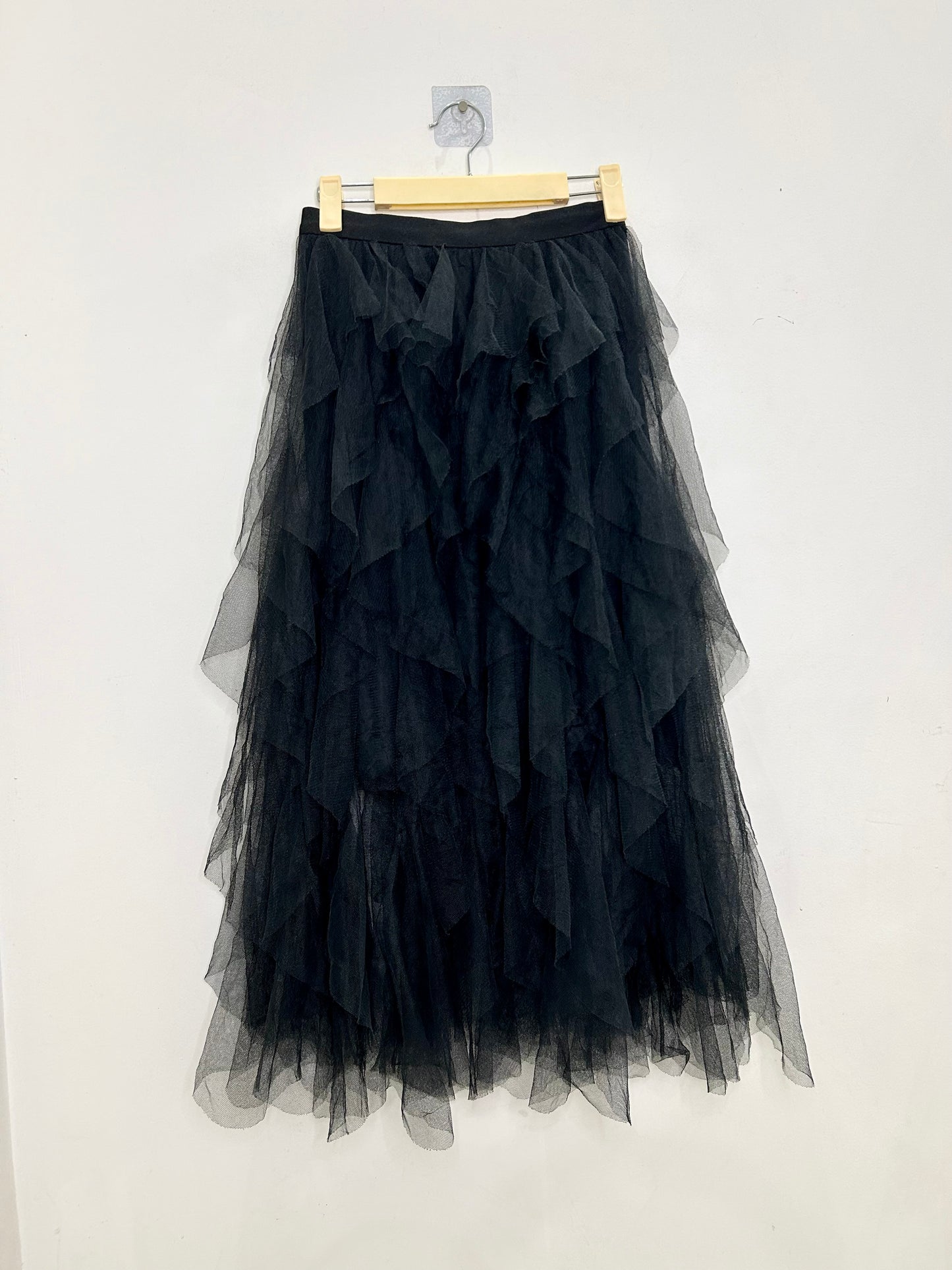 Ruffle Mesh Skirt