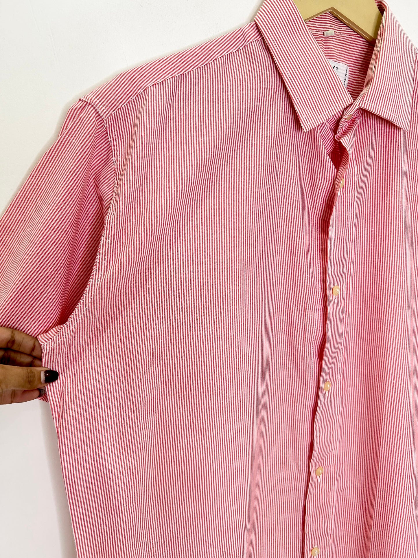 Pink Striped Shirt