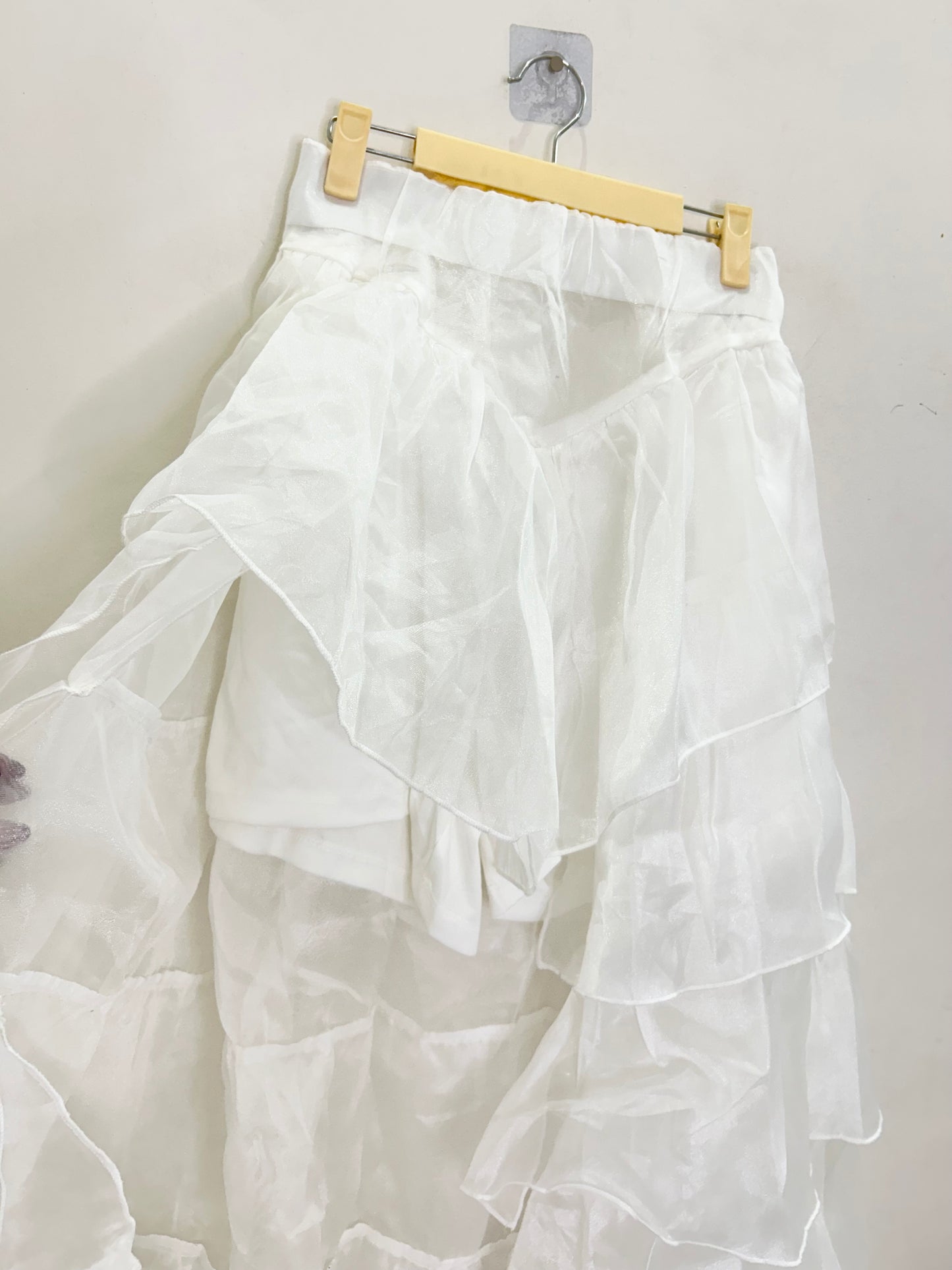 Ruffle Hi-Lo Skirt