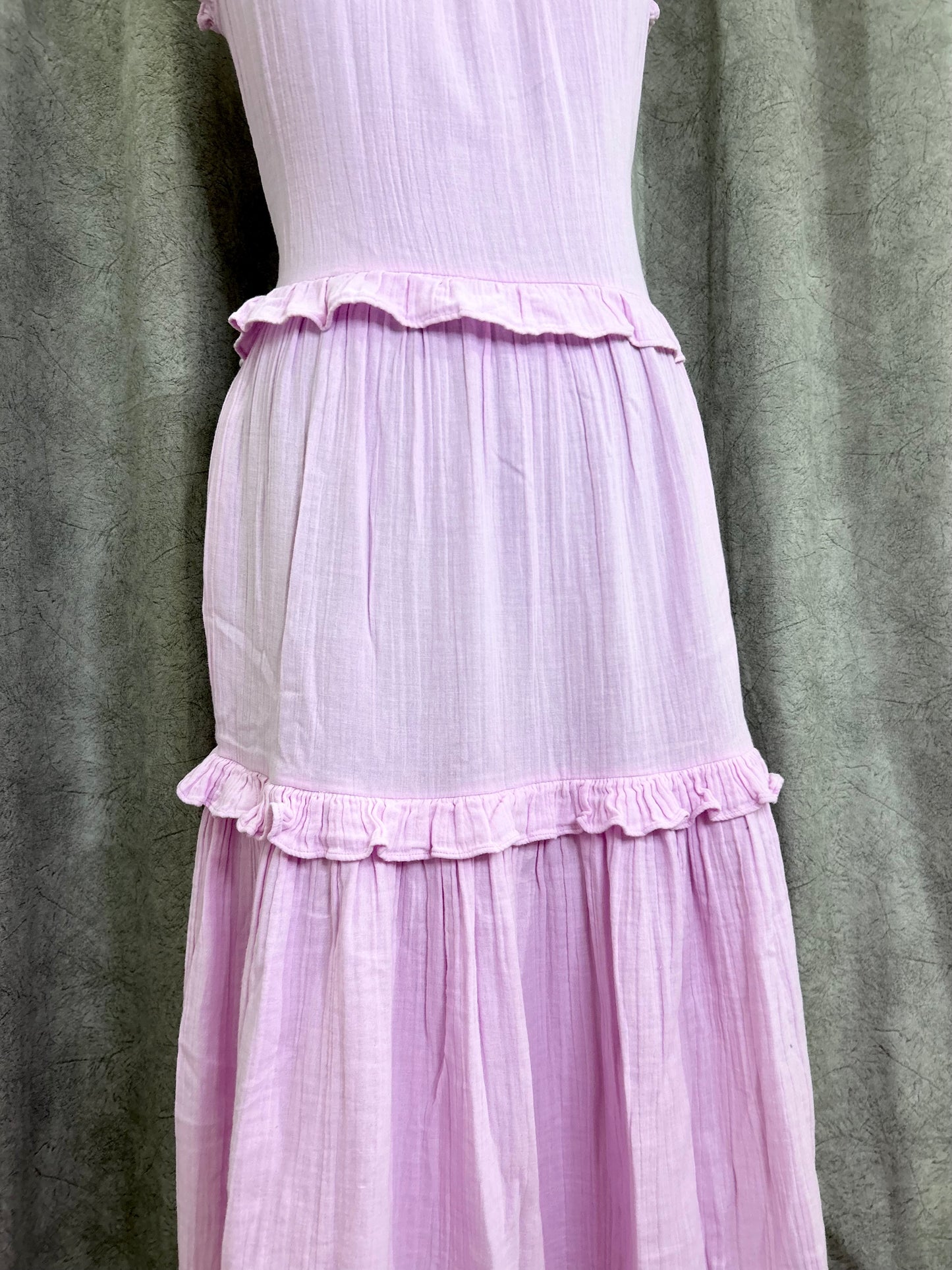 Cheesecloth Frill Dress (Have Pockets)