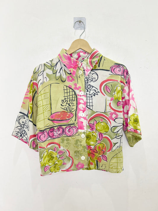 Floral Crop Shirt