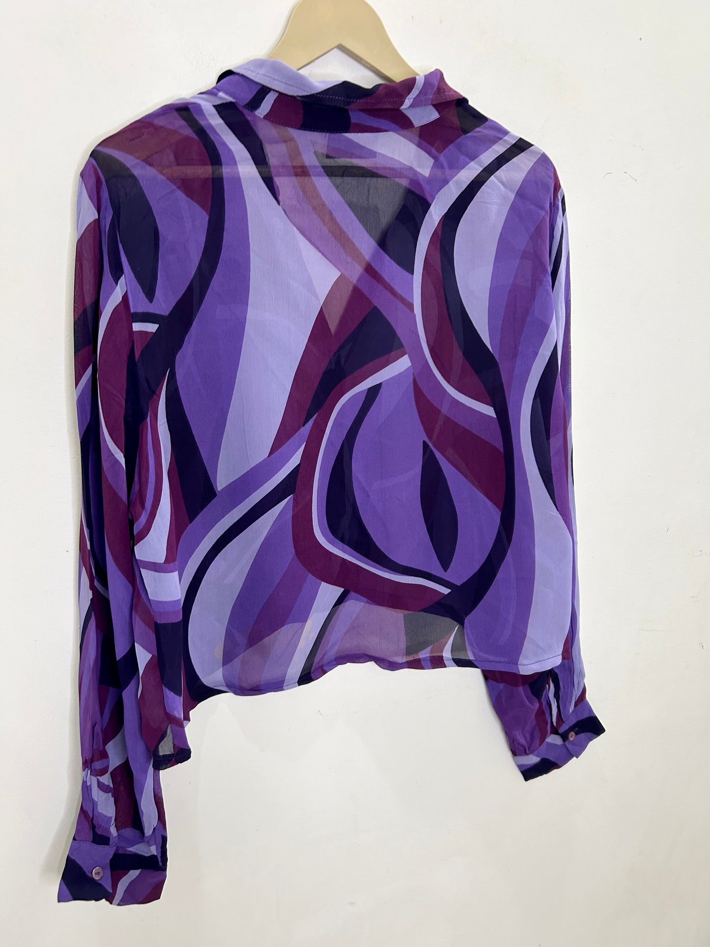 Purple Abstract Shirt