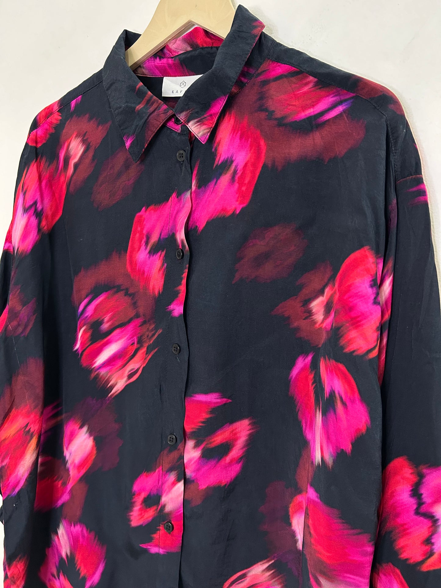 Pink Black Abstract Shirt