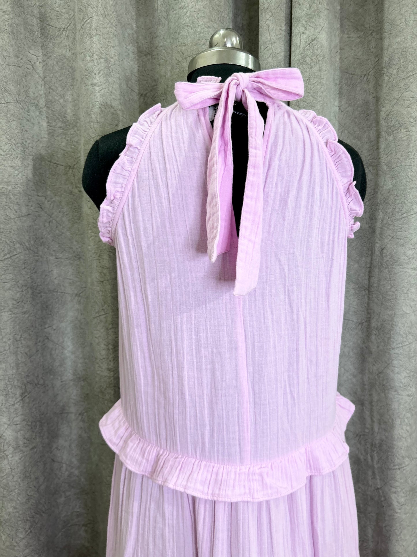 Cheesecloth Frill Dress (Have Pockets)