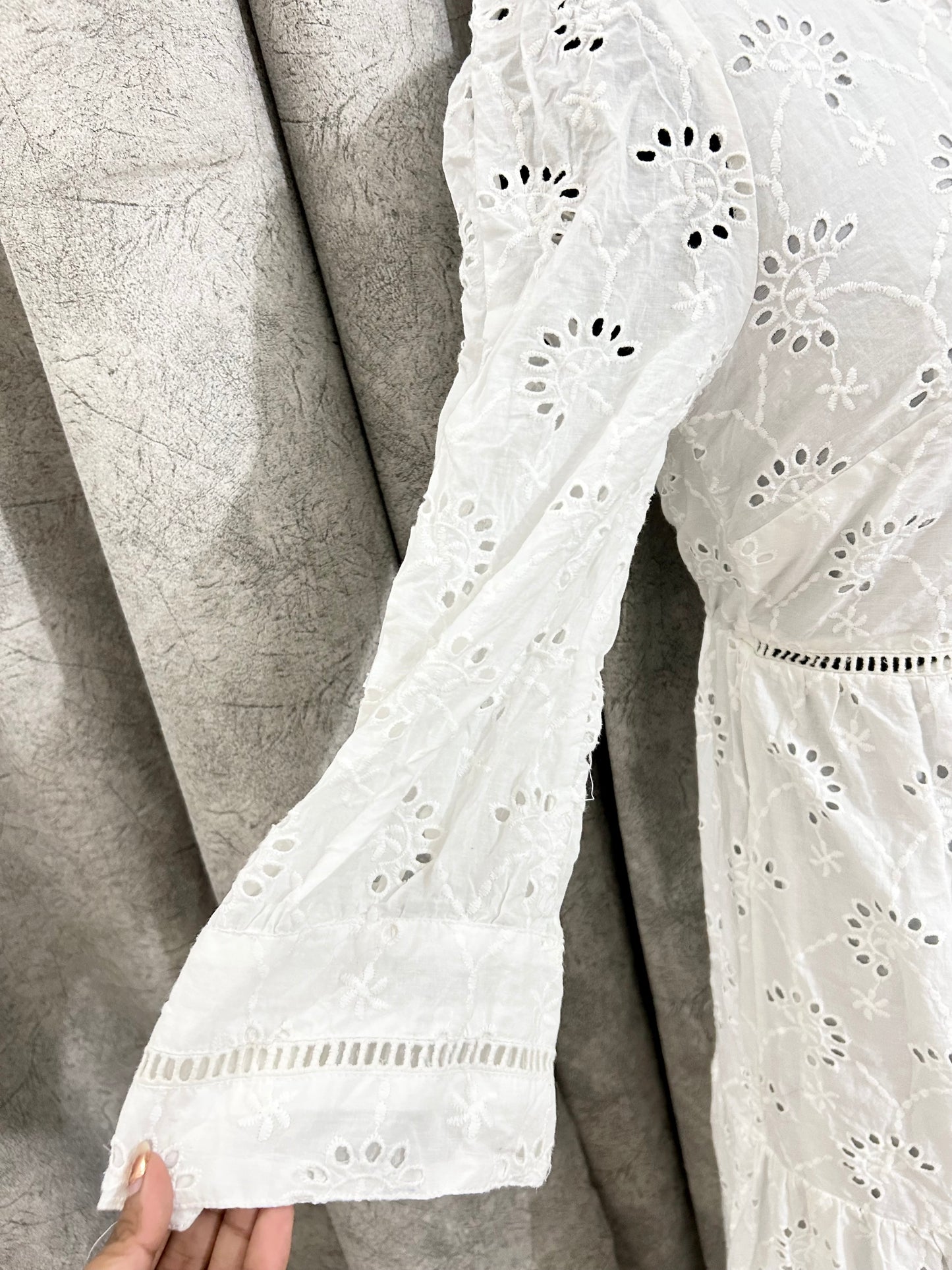 Cotton Eyelet Dress