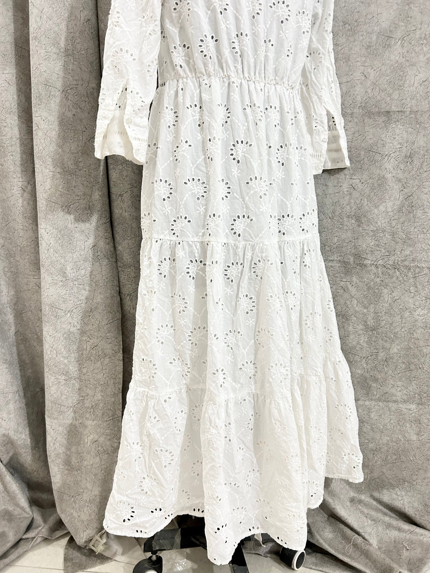 Cotton Eyelet Dress