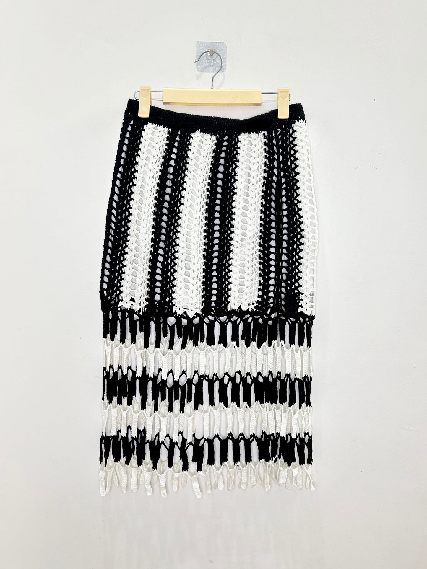 Crochet B&W Skirt