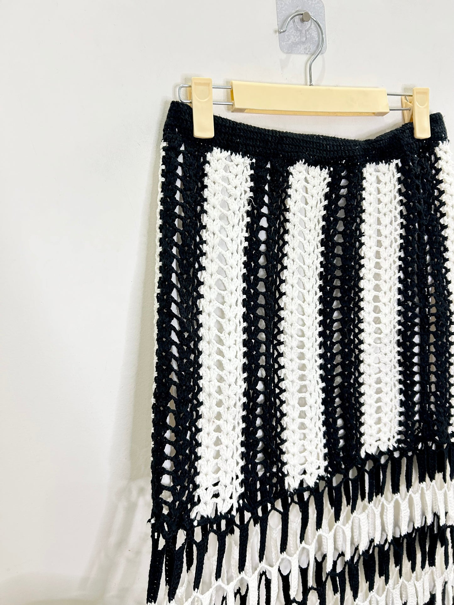 Crochet B&W Skirt