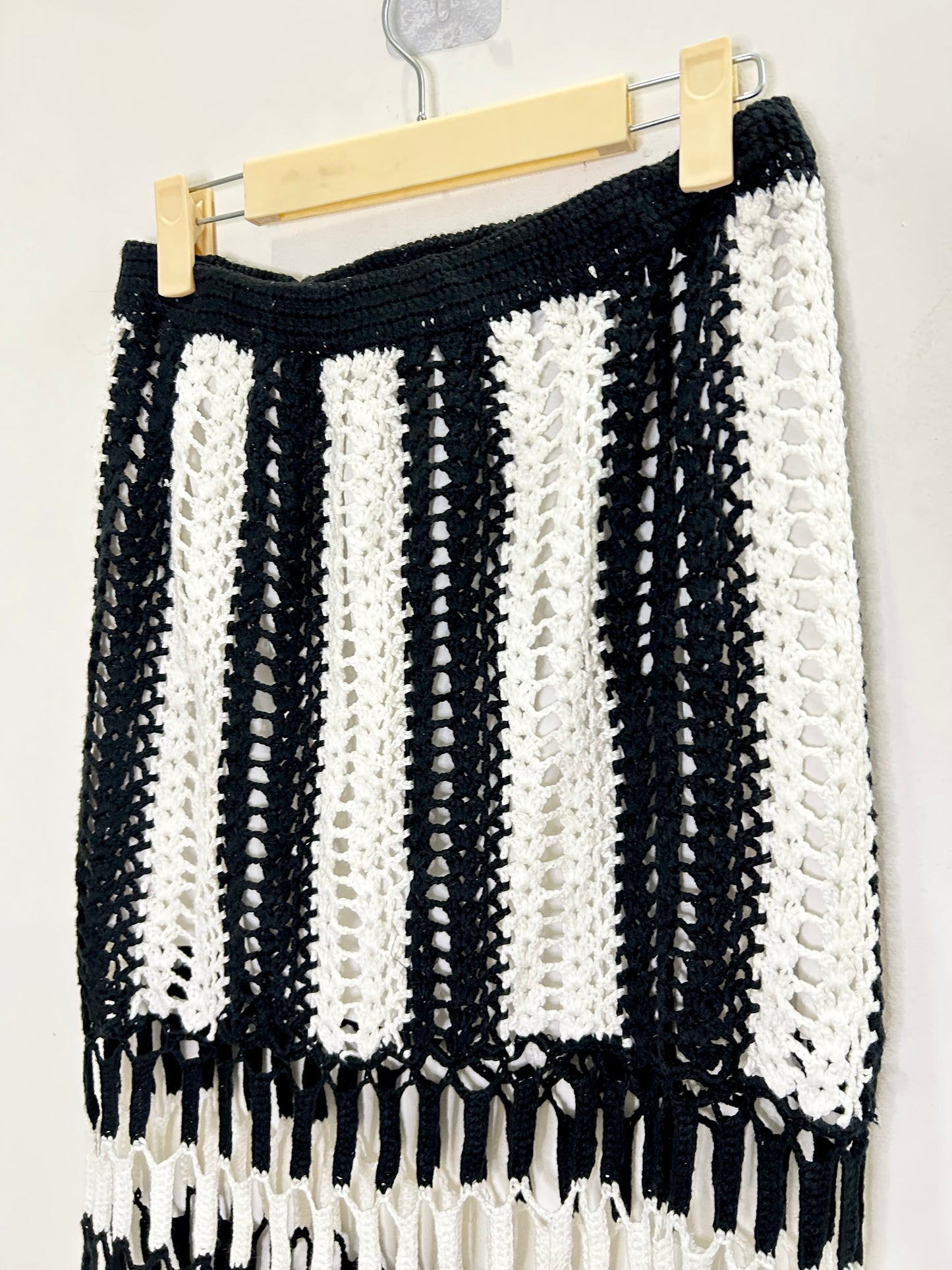 Crochet B&W Skirt