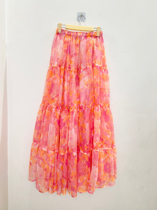 Pink-Orange Skirt