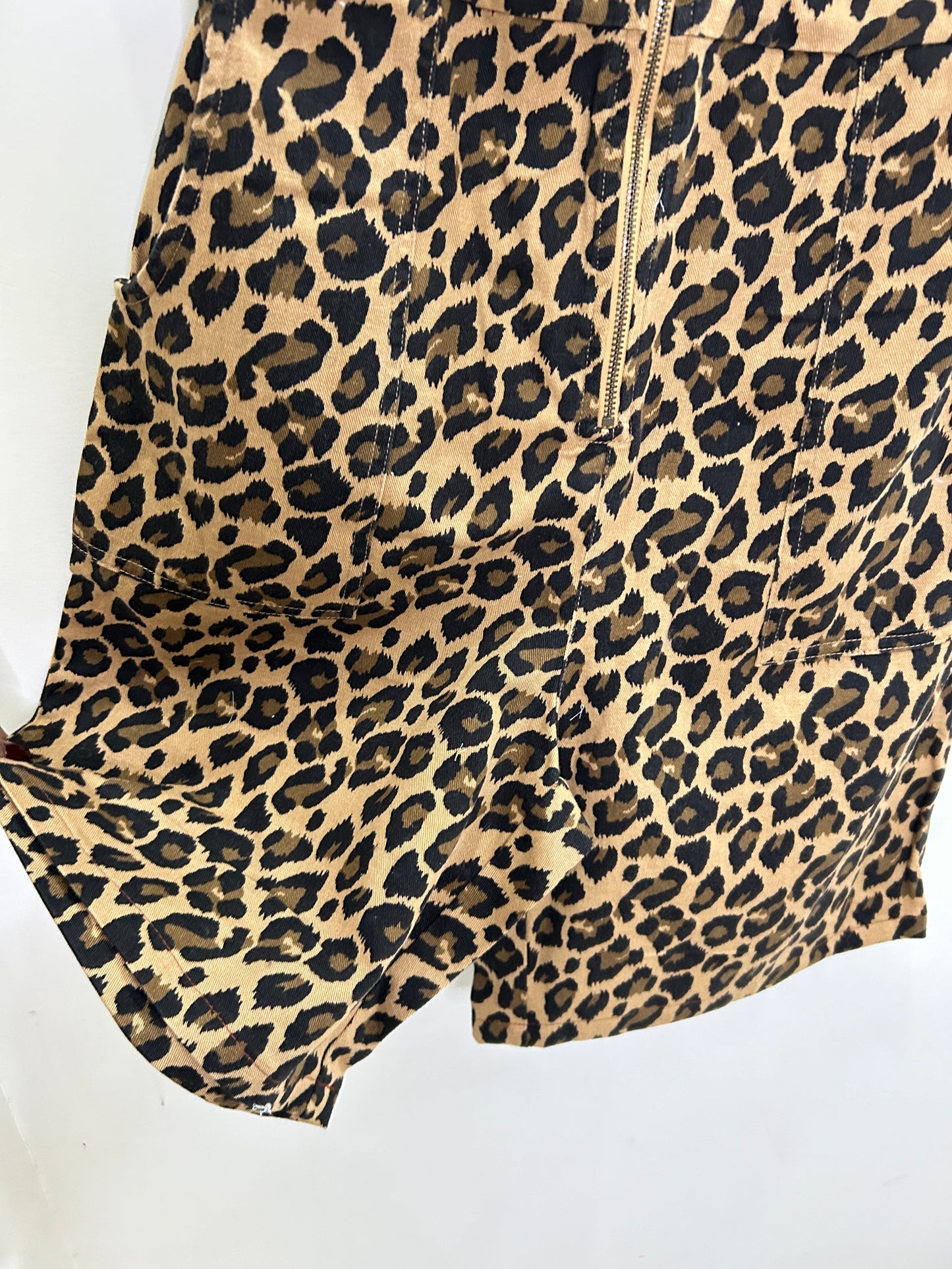 Leopard Print Dungaree