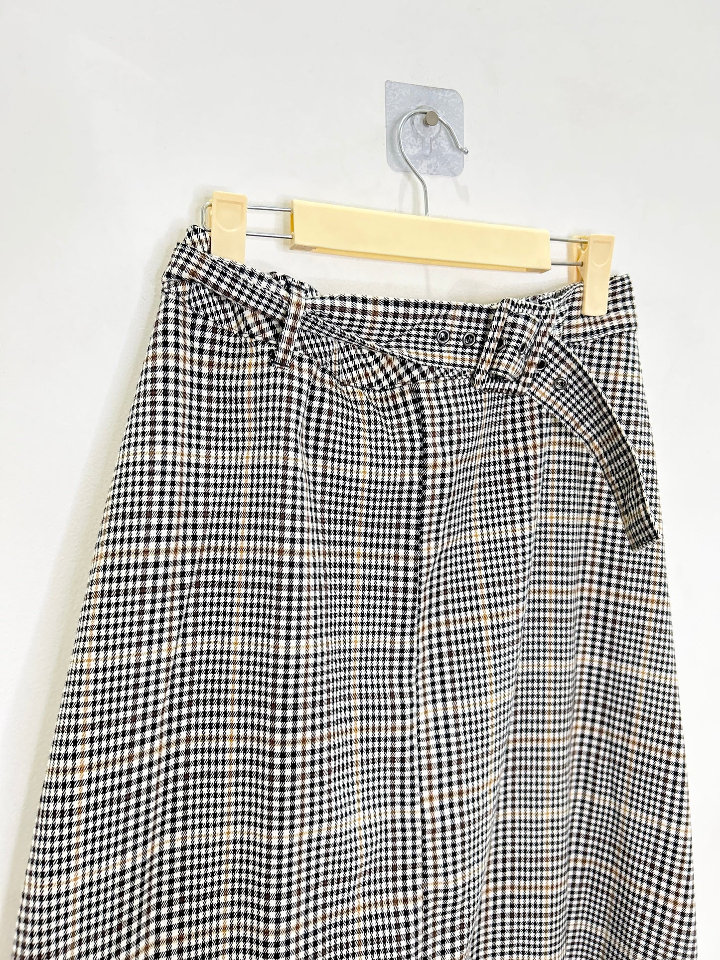 Geometric Skirt with Belt