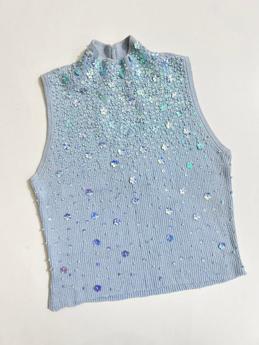 Pastel Rhinestone Top