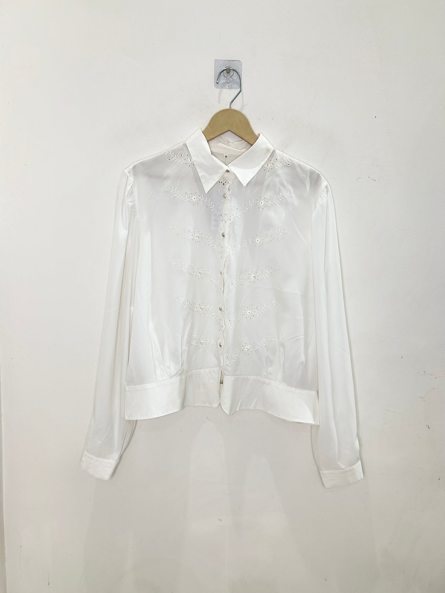 Embroidered Shirt White