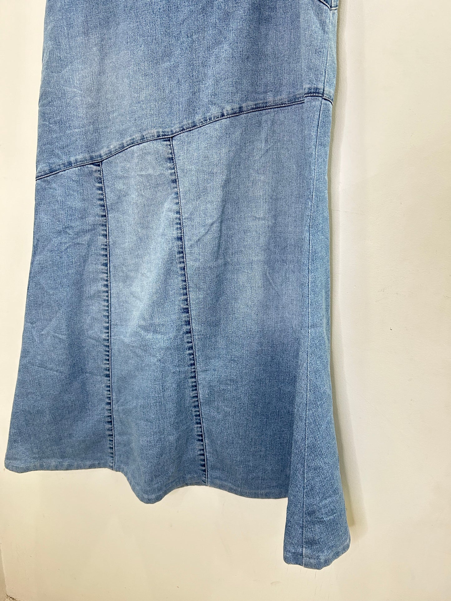 Denim Criss Cross Skirt