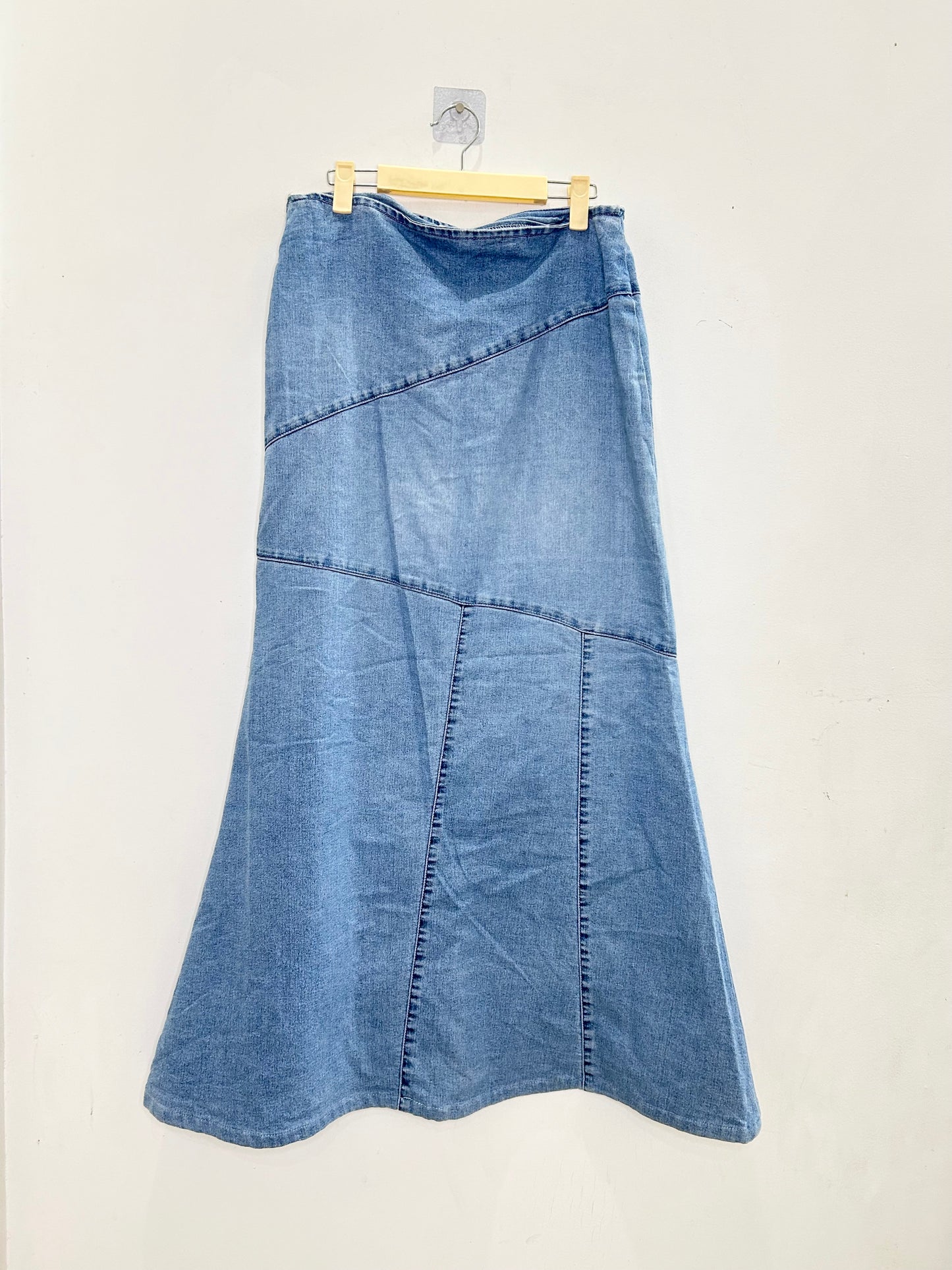 Denim Criss Cross Skirt